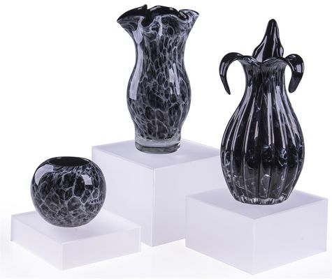 caixa de exposição acrílica de 5x5 4x4 3x3 3 da coleção partes da caixa do museu
