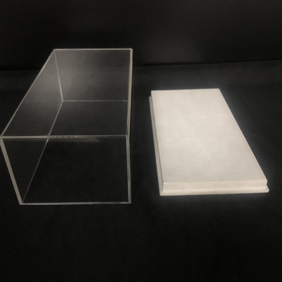 Caixa de exposição acrílica do espaço livre da espessura do ODM 3mm 4mm 5mm 8mm